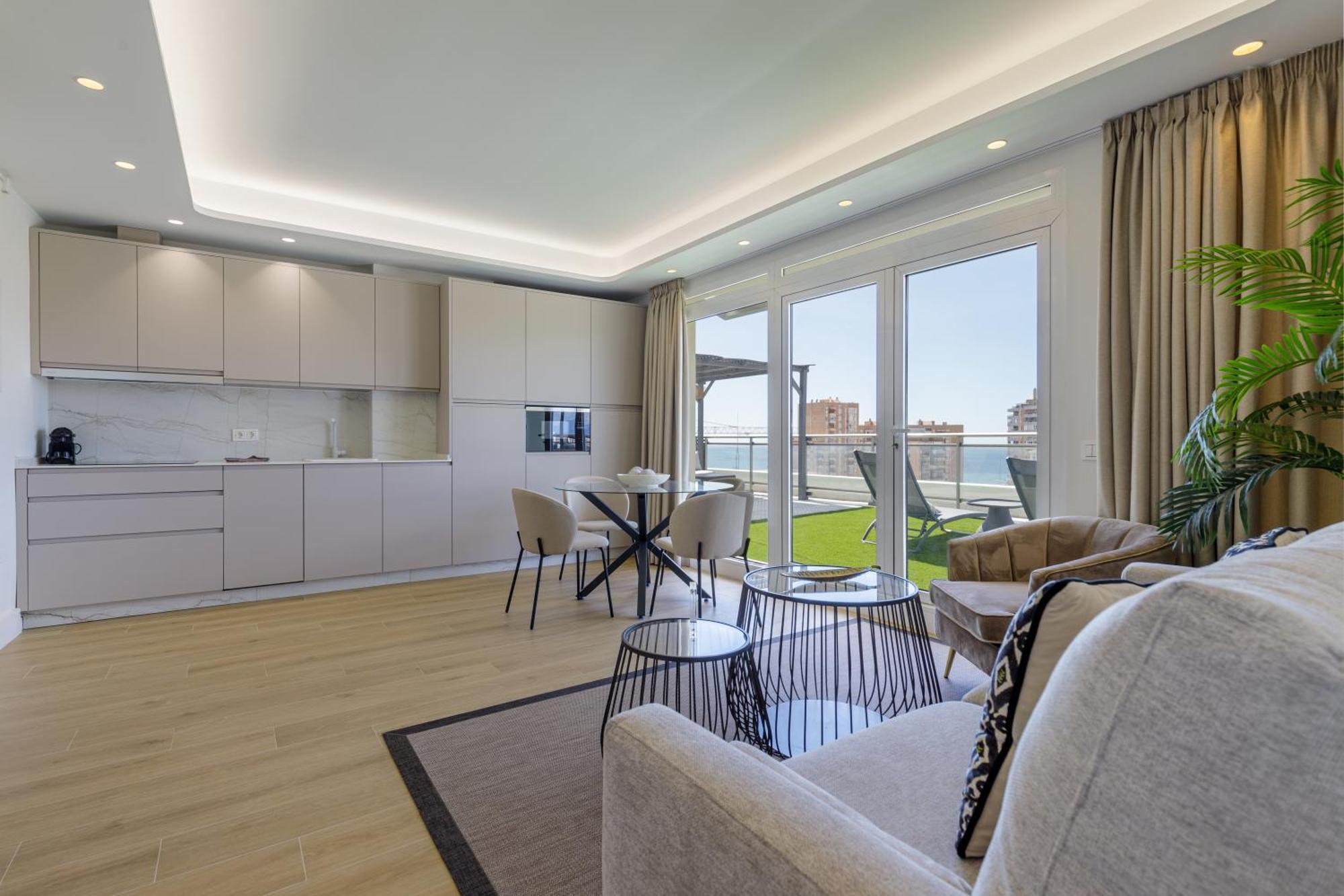 Appartement Penthouse Malagueta Sea View Málaga